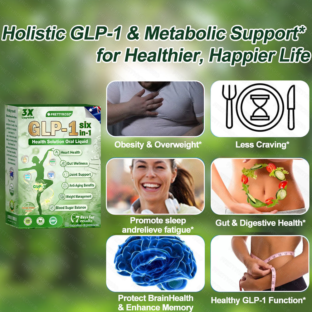 🌱🌱𝑷𝒓𝒆𝒕𝒕𝒚𝒓𝒐𝒔𝒆® 𝐺𝐿𝑃-1 6-𝑖𝑛-1 𝑴𝒆𝒕𝒂𝒃𝒐𝒍𝒊𝒄 𝑹𝒆𝒗𝒊𝒕𝒂𝒍𝒊𝒛𝒊𝒏𝒈 𝐎𝐫𝐚𝐥 𝐒𝐨𝐥𝐮𝐭𝐢𝐨𝐧 | 𝗦𝘂𝗽𝗽𝗼𝗿𝘁𝘀 𝗔𝗽𝗽𝗲𝘁𝗶𝘁𝗲 𝗖𝗼𝗻𝘁𝗿𝗼𝗹 · 𝗕𝗼𝗼𝘀𝘁𝘀 𝗠𝗲𝘁𝗮𝗯𝗼𝗹𝗶𝘀𝗺 · 𝗥𝗲𝗱𝘂𝗰𝗲𝘀 𝗕𝗹𝗼𝗮𝘁𝗶𝗻𝗴 & 𝗪𝗮𝘁𝗲𝗿 𝗥𝗲𝘁𝗲𝗻𝘁𝗶𝗼𝗻